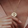 Ondine Talisman Pendant Gold Plated, thumbnail 1 of 8