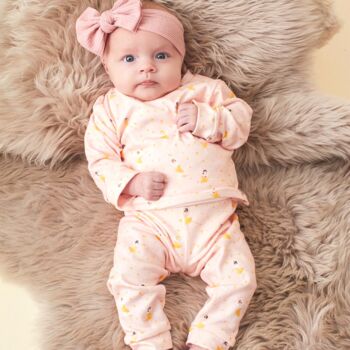Baby And Children's Pink Ballerina Print Cuffed Pyjamas, 3 of 6