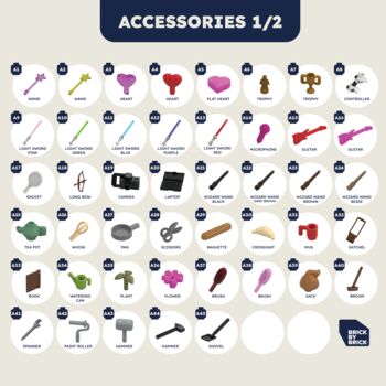 Personalised Lego® Brick Gamer Couple Minifig Display: Nerdy Player Two Gifts, 10 of 11