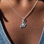 Sterling Silver Butterfly Charm Necklace, thumbnail 1 of 8