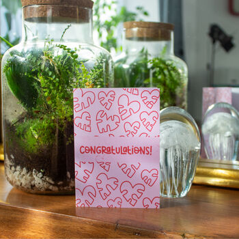 Monstera Leaf Inspired Congratulations Card, 9 of 11