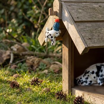 Handmade Felt Dotty The Dog Decoration, 4 of 4