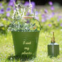 Personalised Gardening Bucket And Mister Gift Set, thumbnail 2 of 4