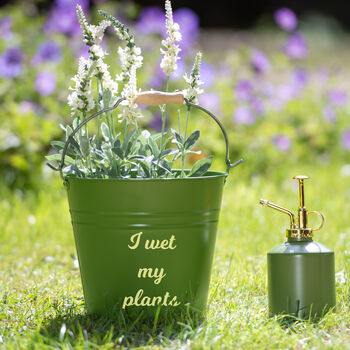 Personalised Gardening Bucket And Mister Gift Set, 2 of 4