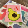 Mini A For Avocado Card, thumbnail 3 of 5