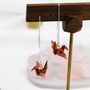 Japanese Paper Origami Crane Ear Threaders, thumbnail 3 of 11