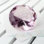 Personalised Pink Diamond Paperweight, thumbnail 3 of 4
