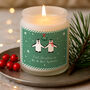 Personalised Gingerbread Scented Christmas Candle | 'First Christmas As Mr And Mrs …' | Wedding Gift, thumbnail 1 of 2