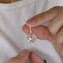 Pink Gemstone Charm Necklace, thumbnail 1 of 7