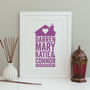 Personalised Home Family Print, thumbnail 4 of 9