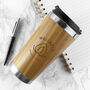 Custom Logo Bamboo Travel Mug, thumbnail 1 of 7