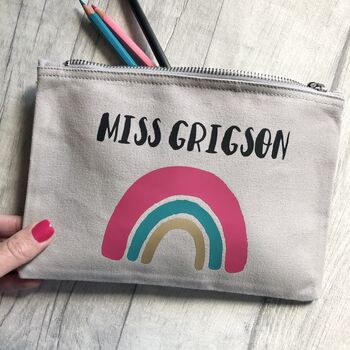Personalised Rainbow Make Up/ Pencil Case Pouch, 2 of 6