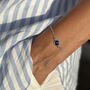 September Birthstone Sapphire Crystal Bracelet, Birthday Jewellery For Her, thumbnail 1 of 8