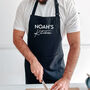 Personalised Man Kitchen Apron With Name, thumbnail 1 of 11