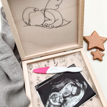 Angel Baby Scan Keepsake Box, 6 of 7