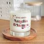Engagement Candle With Personalised Names, thumbnail 2 of 6