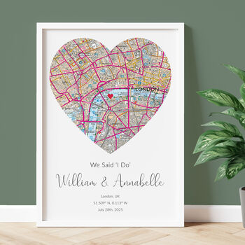 Welcome To The World Ordnance Survey Explorer Personalised Map Print New Baby Gift, 2 of 12