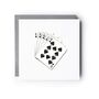 Playing Cards – Hand Drawn Casino Greeting Card Illustration, thumbnail 2 of 6