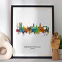 Kingston Upon Hull Skyline Portrait Print And Canvas, thumbnail 1 of 5