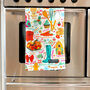 Christmas Tea Towel Eat Drink And Be Merry Foodie, thumbnail 1 of 12