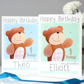 Personalised Bear Relation Birthday Card, 3 of 9
