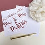 Next Valentine's We'll Be Mr And Mrs Card, thumbnail 2 of 2
