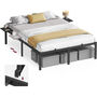 Metal Double Bed Frame With Storage Holder, thumbnail 6 of 6