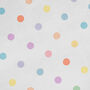 Pastel Dots Wrapping Paper Roll Or Folded, thumbnail 3 of 3