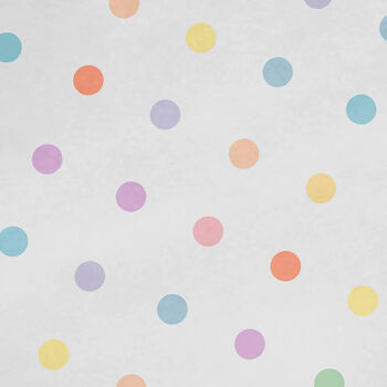 Pastel Dots Wrapping Paper Roll Or Folded, 3 of 3
