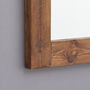Chunky Old Wood Framed Mirror A, thumbnail 2 of 2