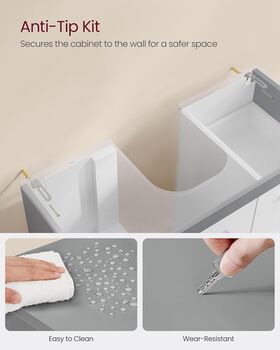 Under Sink Cabinet With Drawers And Compartments, 6 of 10