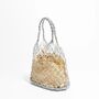 Monaco Gold Beige Ombré Chandelier Hobo Evening Bag, thumbnail 6 of 6