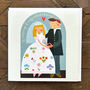 Silver Foiled Wedding Card, thumbnail 3 of 5