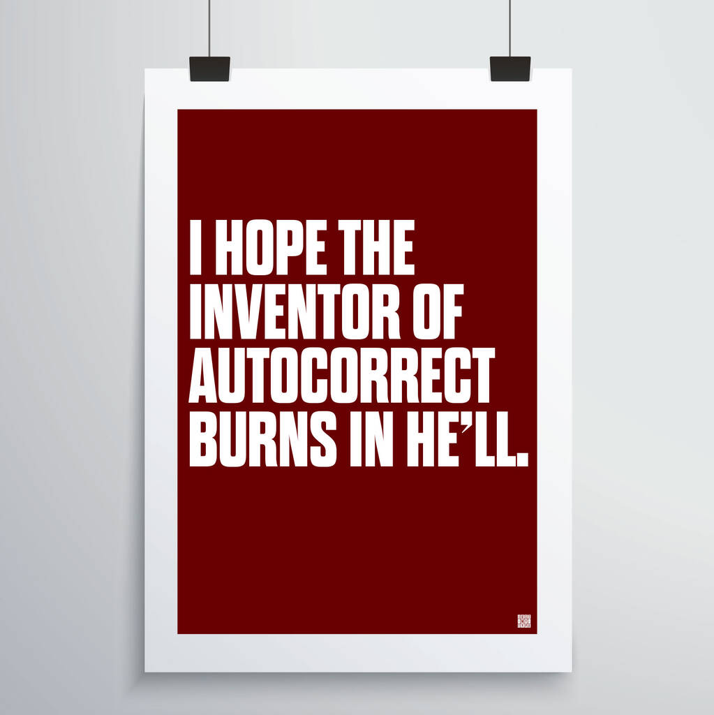Autocorrect Print, 1 of 4