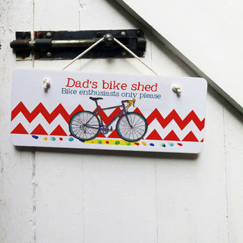 Personalised Bike Shed Sign, 3 of 11