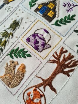 Winter Splendour Embroidery Kit, 4 of 12