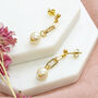 Chunky Chain Pearl Jewellery Set, thumbnail 6 of 9