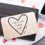 Personalised 'I Swiped Right' Online Dating Wallet Card, thumbnail 3 of 8