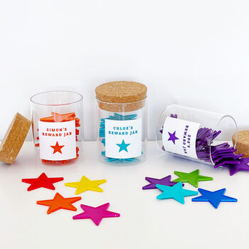 Personalised Reward Jar And Star Tokens, 4 of 10