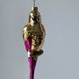 Christmas Parrot Bauble Gold And Pink, thumbnail 4 of 4