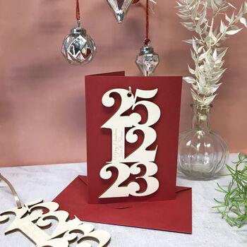 Personalised Christmas Card And Decoration, 6 of 8