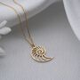 Sterling Silver Nautilus Seashell Necklace, thumbnail 3 of 9