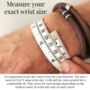 Personalised Leather Memorial Bracelet With Heart Urn Pendant For Remembrance And Bereavement, thumbnail 9 of 11