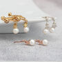 Pearl Drop Earrings With Star, thumbnail 7 of 11