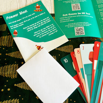 Christmas Escape Room Adventure Santa Edition Eight+ Family Game, 4 of 5