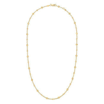 9ct Yellow Gold Discs And Chain Necklace, 2 of 4