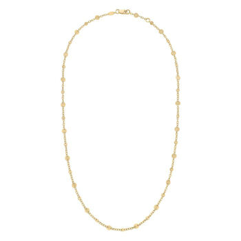 9ct Yellow Gold Discs And Chain Necklace, 2 of 5