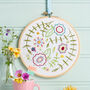 Spring Posy Embroidery Kit, thumbnail 3 of 7