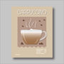 Cappuccino Coffee Print Three Colour Options, thumbnail 3 of 6