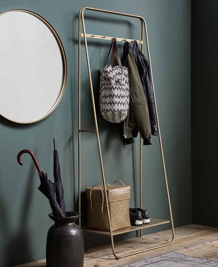 Gold Coat Rack By Bell & Blue